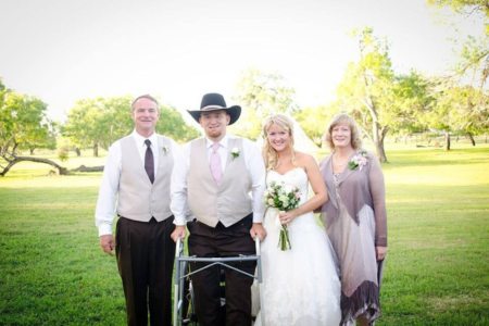 Ian on his wedding day