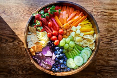 colorful salad - what can i eat after colostomy surgery