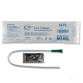 Cure Pocket Catheter with Lubricant Packet M14UL