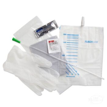 ECK140 Rusch EasyCath Male Catheter Kit with Insertion Supplies and Drain Bag