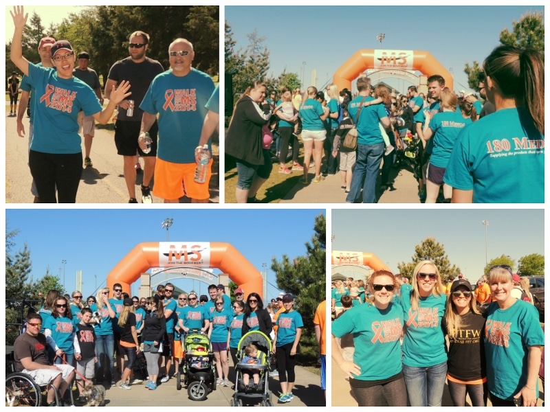 Multiple Sclerosis Society Walk Supported by 180 Medical