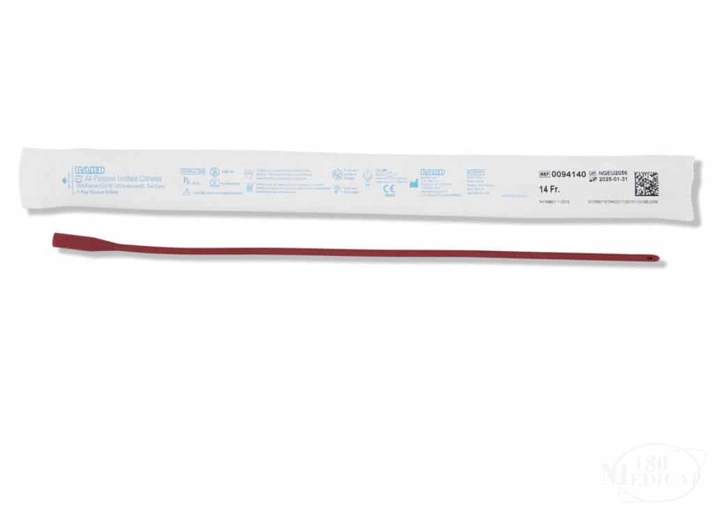 Bard All-Purpose Red Rubber Straight Catheter | 180 Medical