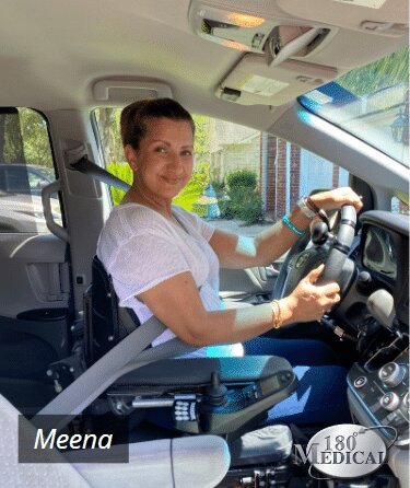 meena driving adaptive vehicle