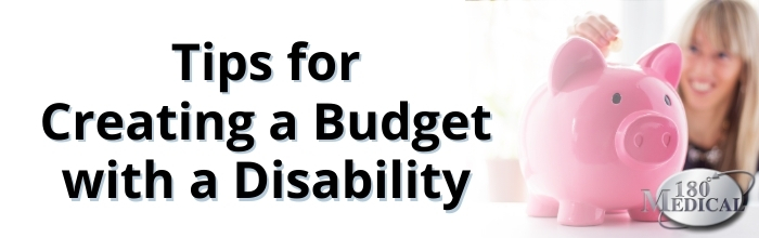 Tips for Creating a Budget with a Disability blog title header