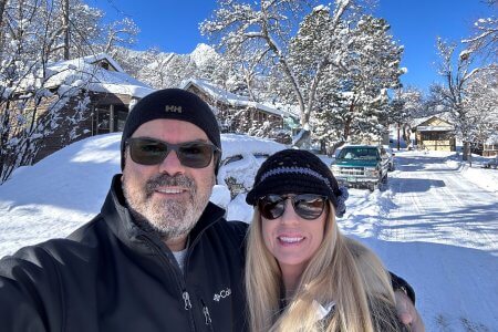 donna with her husband juan