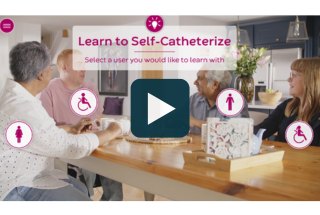 me plus personalized video guide for catheterization